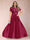 A-Line/Princess Scoop Short Sleeves Plus Size Mother of the Bride Jumpsuit with Applique