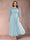 A-Line/Princess Scoop 3/4 Sleeves Plus Size Mother of the Bride Dresses with Applique