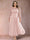 A-Line/Princess Scoop 3/4 Sleeves Plus Size Mother of the Bride Dresses with Applique