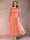 A-Line/Princess Scoop 3/4 Sleeves Plus Size Mother of the Bride Dresses with Applique