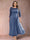 A-Line/Princess Scoop 3/4 Sleeves Plus Size Mother of the Bride Dresses with Applique