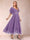 A-Line/Princess V-Neck Half Sleeves Mother of the Bride Dresses with Applique