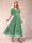 A-Line/Princess V-Neck Half Sleeves Mother of the Bride Dresses with Applique