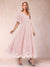 A-Line/Princess V-Neck Half Sleeves Mother of the Bride Dresses with Applique