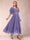 A-Line/Princess V-Neck Half Sleeves Mother of the Bride Dresses with Applique