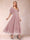 A-Line/Princess V-Neck Half Sleeves Mother of the Bride Dresses with Applique