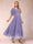 A-Line/Princess V-Neck Half Sleeves Mother of the Bride Dresses with Applique