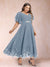 A-Line/Princess V-Neck Half Sleeves Plus Size Mother of the Bride Dresses with Applique