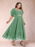 A-Line/Princess V-Neck Half Sleeves Plus Size Mother of the Bride Dresses with Applique