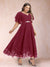 A-Line/Princess V-Neck Half Sleeves Plus Size Mother of the Bride Dresses with Applique