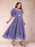A-Line/Princess V-Neck Half Sleeves Plus Size Mother of the Bride Dresses with Applique