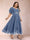 A-Line/Princess V-Neck Half Sleeves Plus Size Mother of the Bride Dresses with Applique
