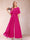 A-Line/Princess Scoop Short Sleeves Jumpsuits with Watteau Train