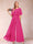 A-Line/Princess Scoop Short Sleeves Jumpsuits with Watteau Train