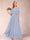 A-Line/Princess Scoop Short Sleeves Jumpsuits with Watteau Train