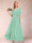 A-Line/Princess Scoop Short Sleeves Jumpsuits with Watteau Train