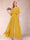 A-Line/Princess Scoop Short Sleeves Jumpsuits with Watteau Train