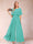 A-Line/Princess Scoop Short Sleeves Jumpsuits with Watteau Train