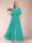 A-Line/Princess Scoop Short Sleeves Jumpsuits with Watteau Train