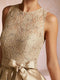A-Line/Princess Scoop Sleeveless Mother of the Bride Dresses with Applique