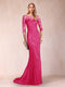 Trumpet/Mermaid Scoop 3/4 Sleeves Mother of the Bride Dresses with Applique