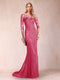 Trumpet/Mermaid Scoop 3/4 Sleeves Mother of the Bride Dresses with Applique