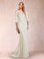 Trumpet/Mermaid Scoop 3/4 Sleeves Mother of the Bride Dresses with Applique