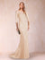 Trumpet/Mermaid Scoop 3/4 Sleeves Mother of the Bride Dresses with Applique