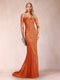 Trumpet/Mermaid Scoop 3/4 Sleeves Mother of the Bride Dresses with Applique