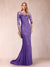 Trumpet/Mermaid Scoop 3/4 Sleeves Mother of the Bride Dresses with Applique