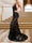 Trumpet/Mermaid V-Neck Sleeveless Evening Dresses with Applique