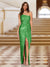 Sheath/Column One-Shoulder Sleeveless Evening Dresses with Sequins