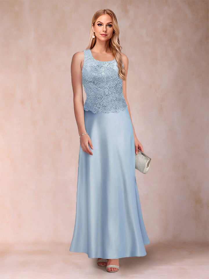 Sheath/Column Scoop Half Sleeves 3 Pieces Mother of the Bride Dress with Applique &amp; Jacket