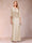 Sheath/Column Scoop Half Sleeves 3 Pieces Mother of the Bride Dress with Applique & Jacket