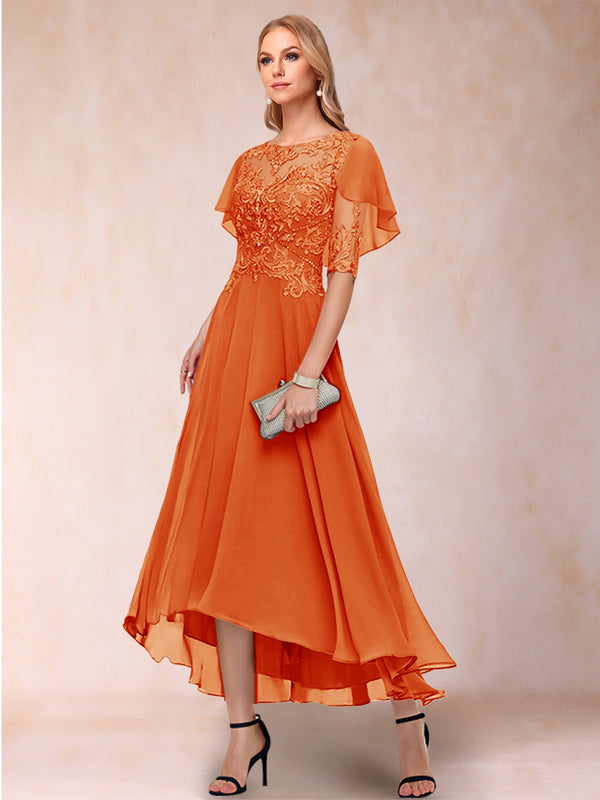 orange colour one piece dress ASOS DESIGN one-shoulder satin midi dress with neck tie in burnt orange