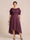 A-Line/Princess Scoop Half Sleeves Plus Size Mother of the Bride Dresses with Applique