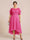 A-Line/Princess Scoop Half Sleeves Plus Size Mother of the Bride Dresses with Applique