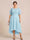 A-Line/Princess Scoop Half Sleeves Plus Size Mother of the Bride Dresses with Applique