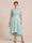 A-Line/Princess Scoop Half Sleeves Plus Size Mother of the Bride Dresses with Applique