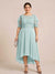 A-Line/Princess Scoop Half Sleeves Plus Size Mother of the Bride Dresses with Applique