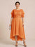 A-Line/Princess Scoop Half Sleeves Plus Size Mother of the Bride Dresses with Applique
