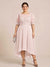A-Line/Princess Scoop Half Sleeves Plus Size Mother of the Bride Dresses with Applique