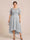 A-Line/Princess Scoop Half Sleeves Plus Size Mother of the Bride Dresses with Applique