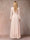 A-Line/Princess V-Neck Long Sleeves Wedding Guest Dresses with Ruffles