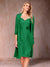Sheath/Column V-Neck 3/4 Sleeves 2 Pieces Mother of the Bride Dresses with Ruched & Jacket