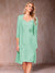 Sheath/Column V-Neck 3/4 Sleeves 2 Pieces Mother of the Bride Dresses with Ruched & Jacket