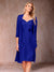 Sheath/Column V-Neck 3/4 Sleeves 2 Pieces Mother of the Bride Dresses with Ruched & Jacket