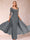 Sheath/Column V-Neck Half Sleeves Mother of the Bride Dresses with Applique
