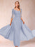 Sheath/Column V-Neck Half Sleeves Mother of the Bride Dresses with Applique