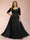 Sheath/Column V-Neck Half Sleeves Plus Size Mother of the Bride Dresses with Applique